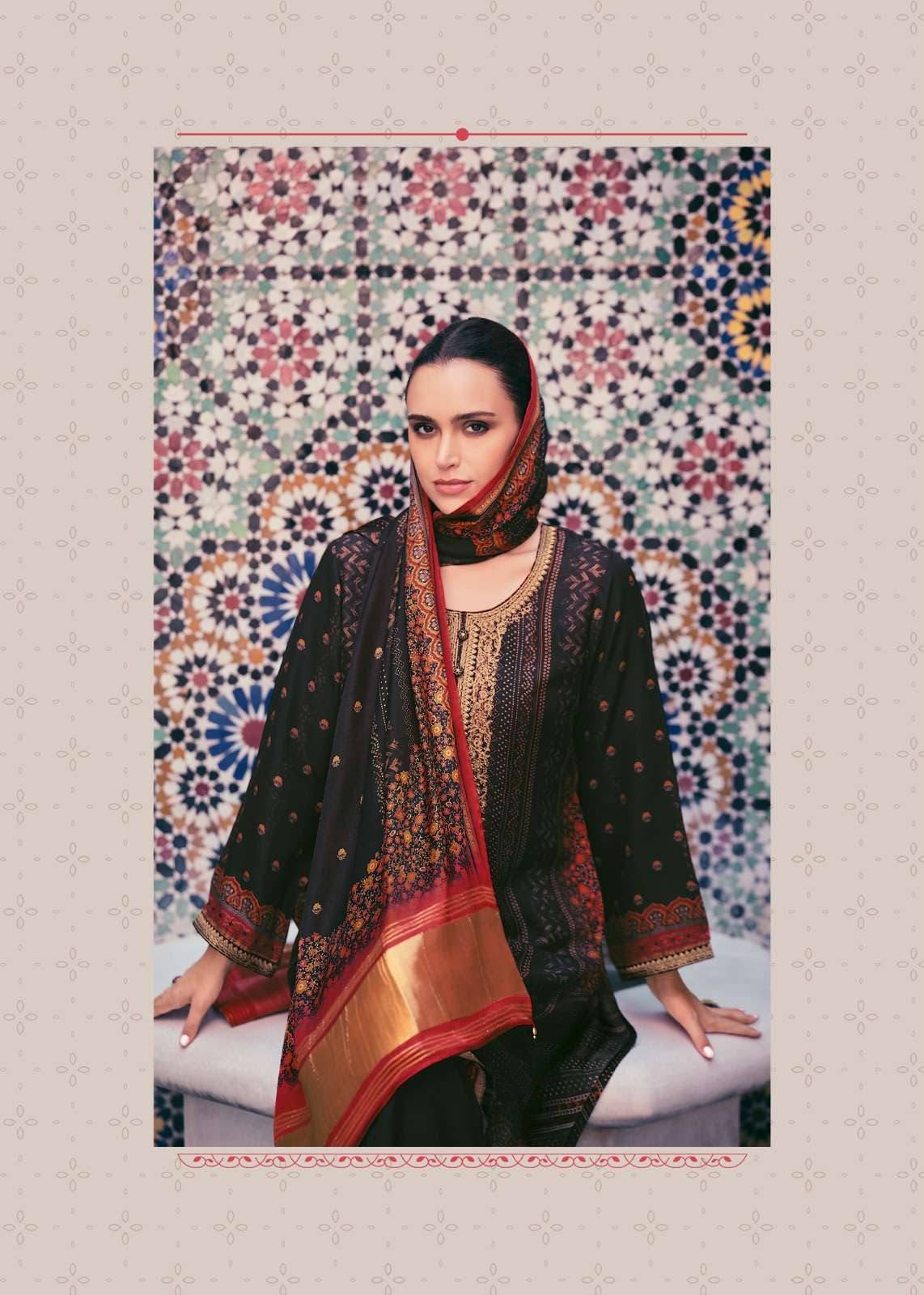 Anvika by Varsha 01 to 02 series Indian Traditional Wear Collection Viscose Russian silk dresses At Wholesale Price